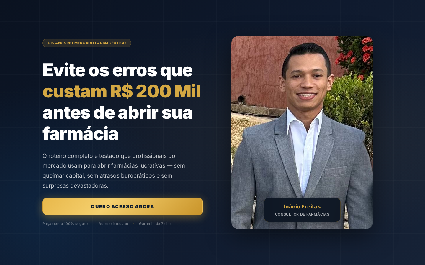 Print do site Sua Primeira Farmácia