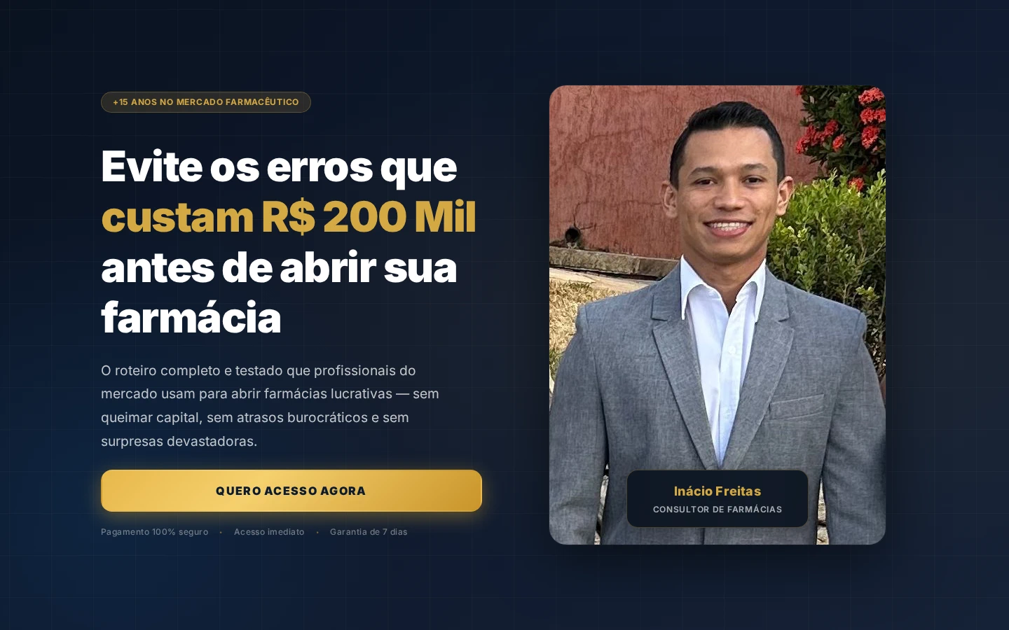 Print do site Sua Primeira Farmácia